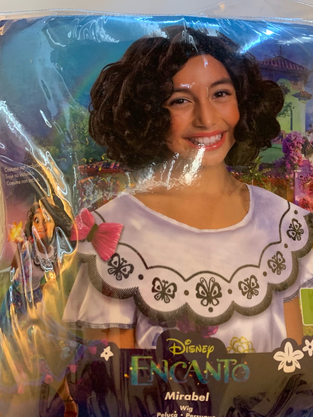 Disney Mirabel White Girls Scalloped Party Top